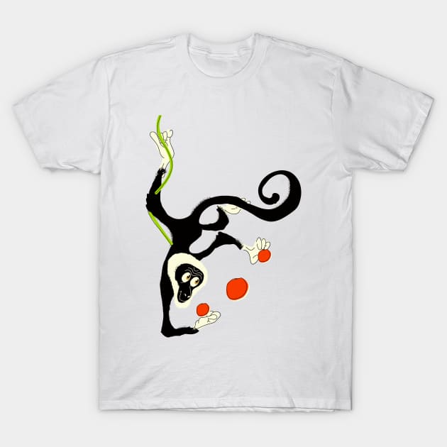 Vintage Juggling Monkey T-Shirt by nickemporium1